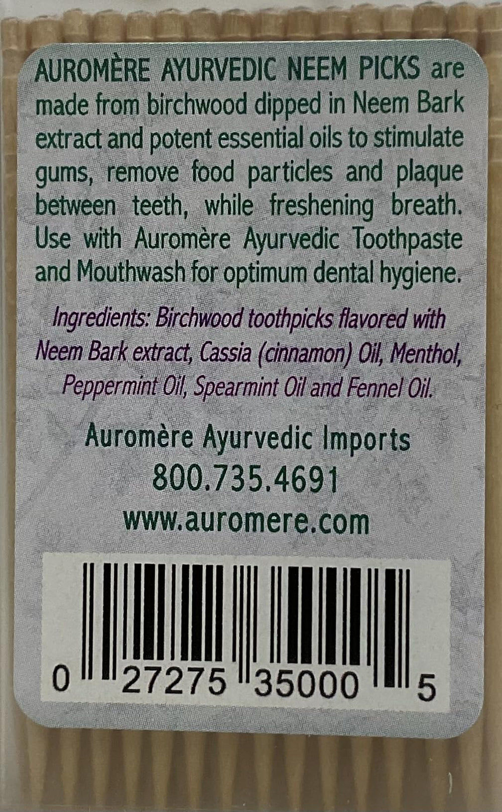 100-count birchwood toothpicks for oral hygiene
