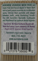 100-count birchwood toothpicks for oral hygiene