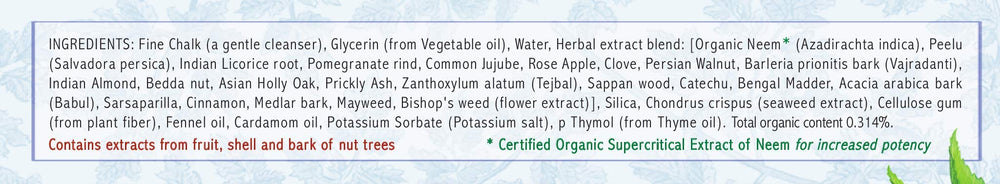 Vegan, non-GMO, SLS-free and gluten-free toothpaste
