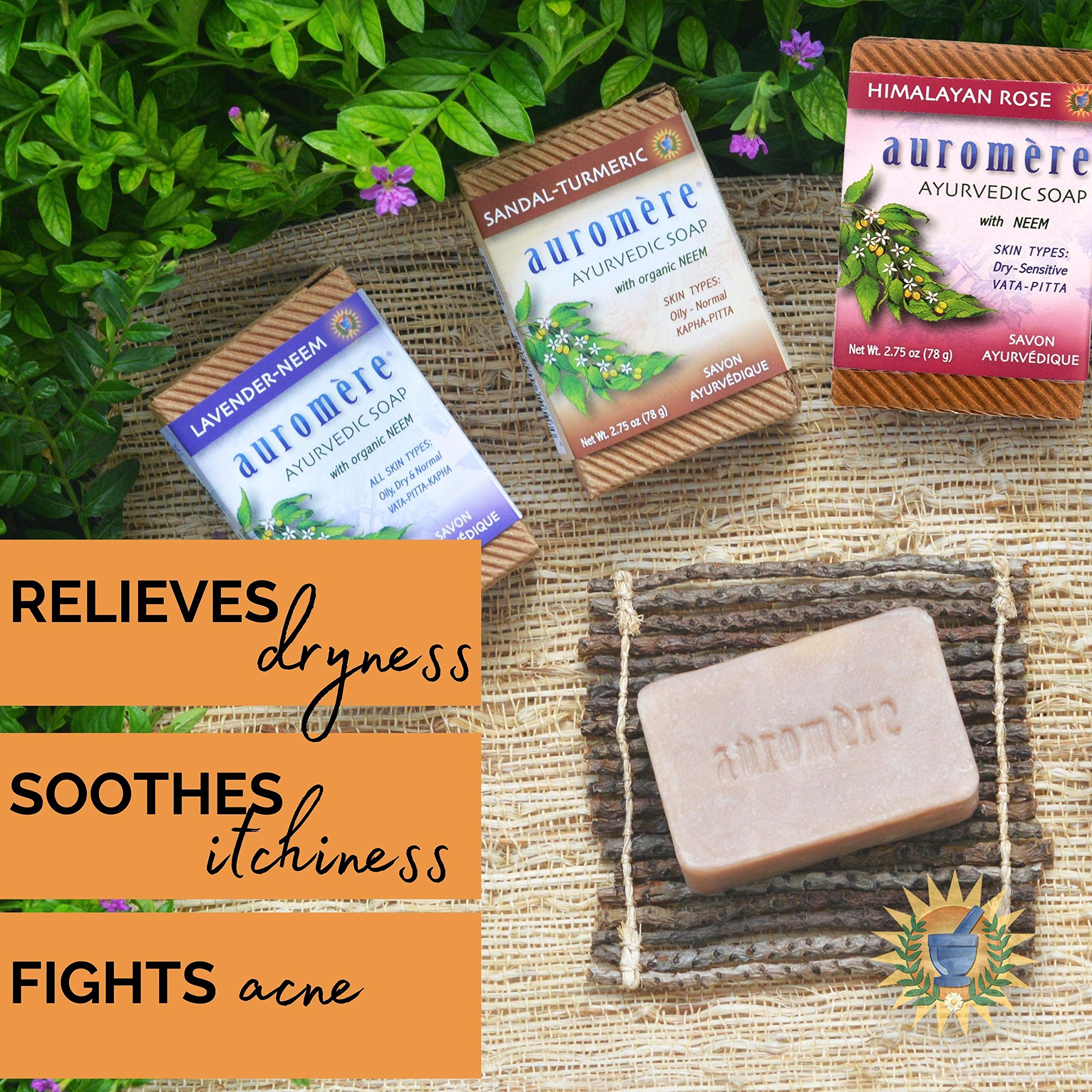 Vegan and cruelty-free skincare claim for Auromere soaps