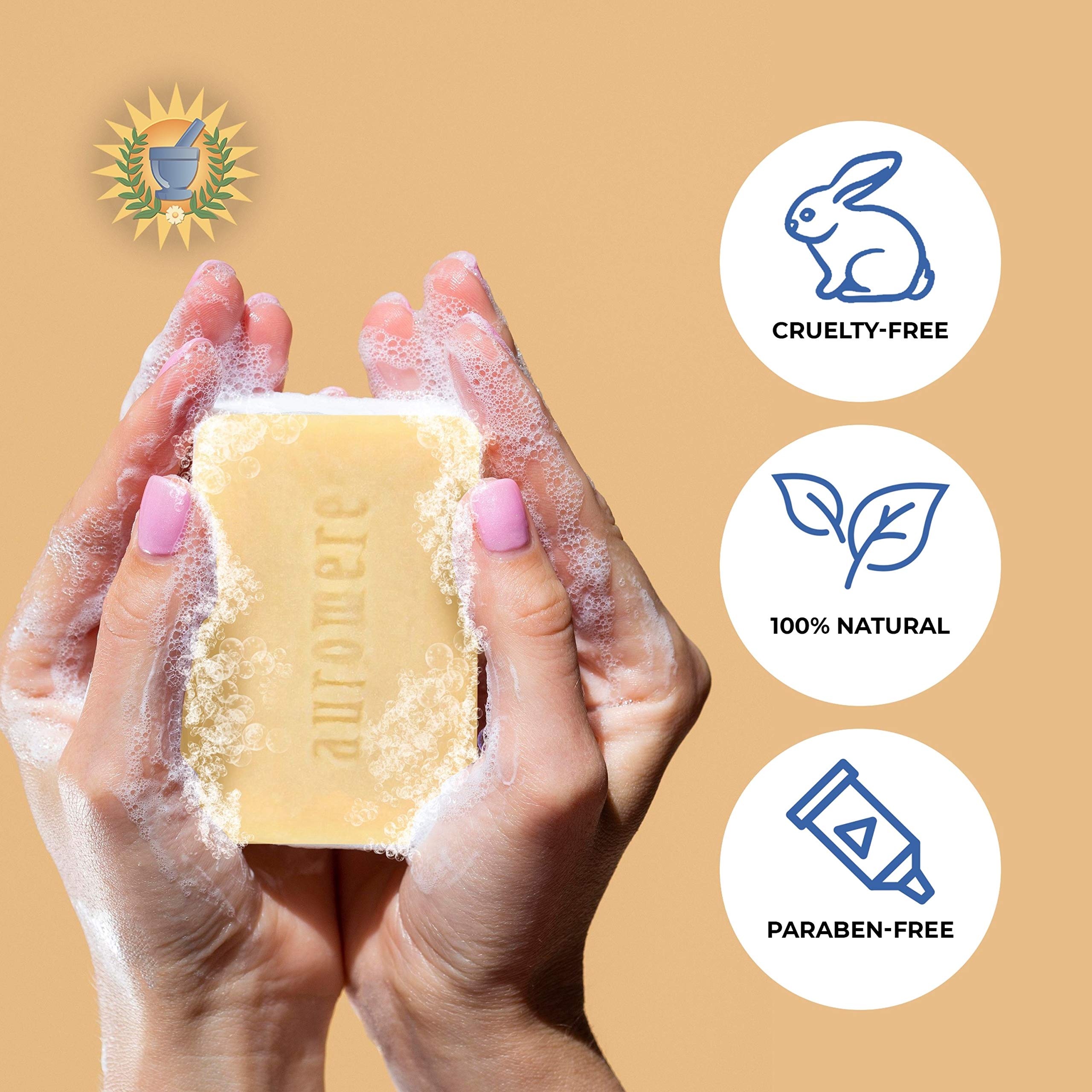 Zero-waste packaging for Auromere soaps
