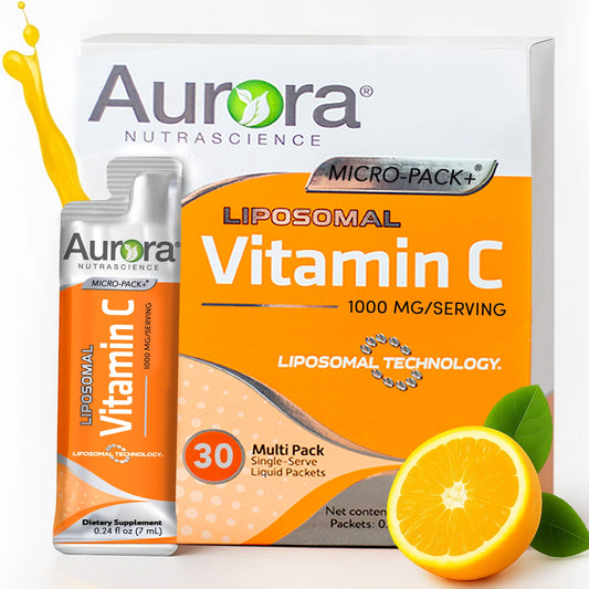 Aurora Nutrascience Liposomal Vitamin C 1000 mg per serving front label
