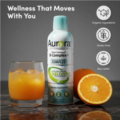 Label noting organic fruit flavor and gluten-free formulation