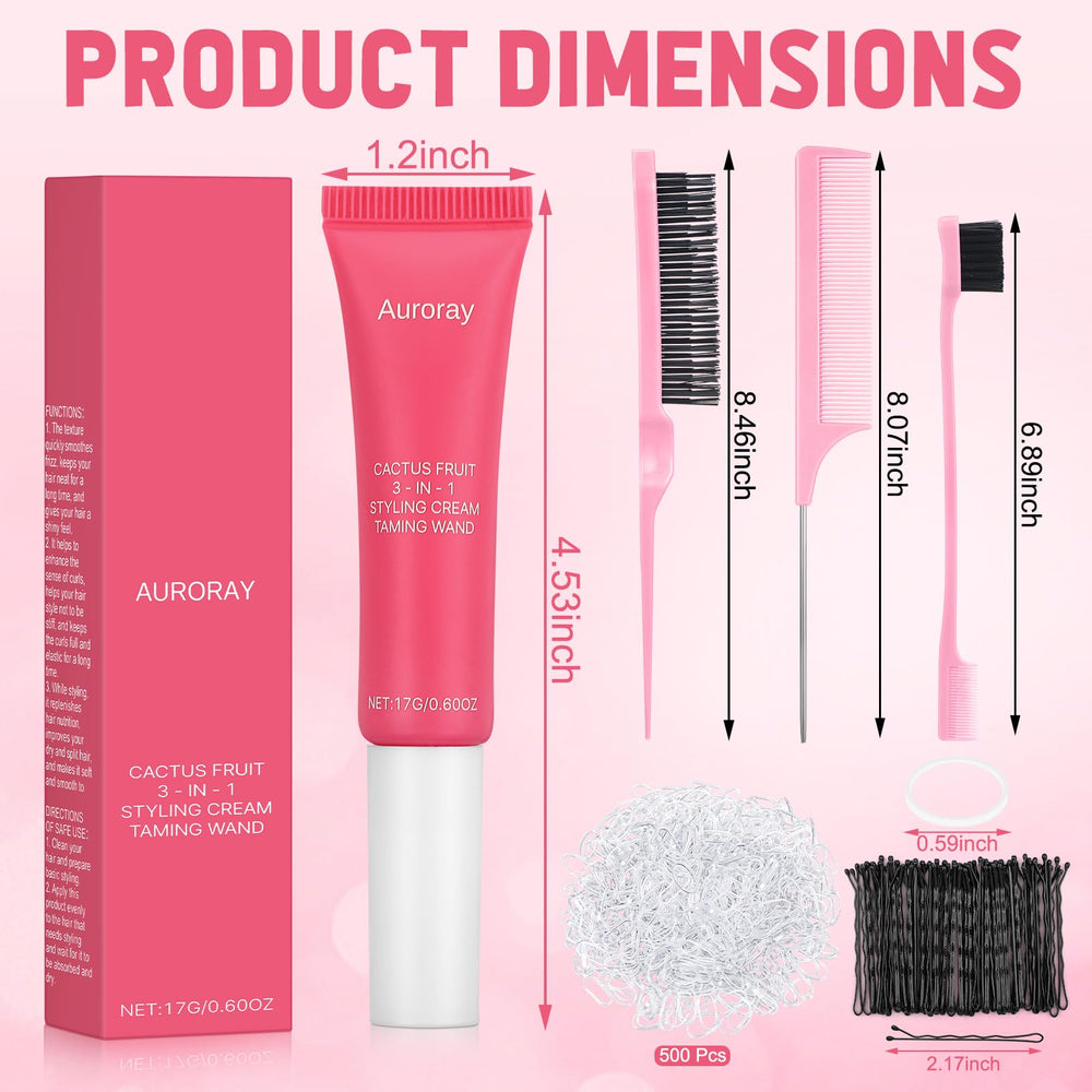 auroray slick back brush 01 helps secure sleek long lasting placement