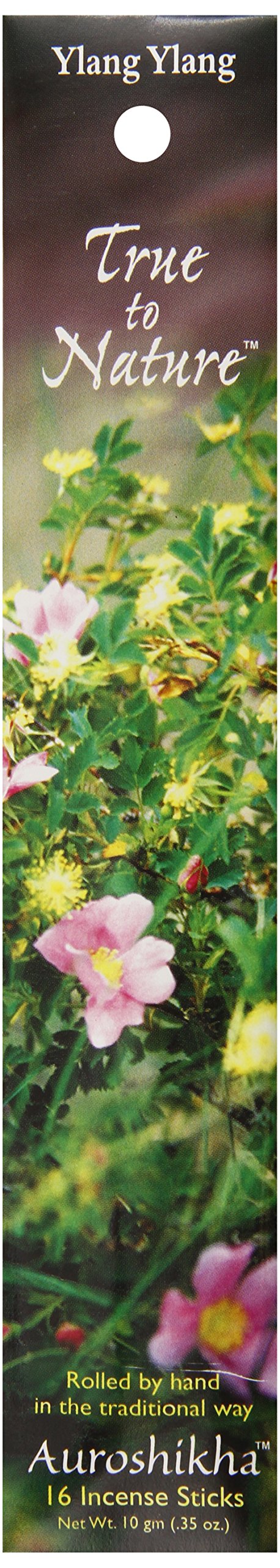 Auroshikha Ylang Ylang incense burning for a calming, mood-enhancing atmosphere.