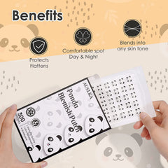 AUSLKA Panda Patches night use panel highlighting breathable, skin-friendly material