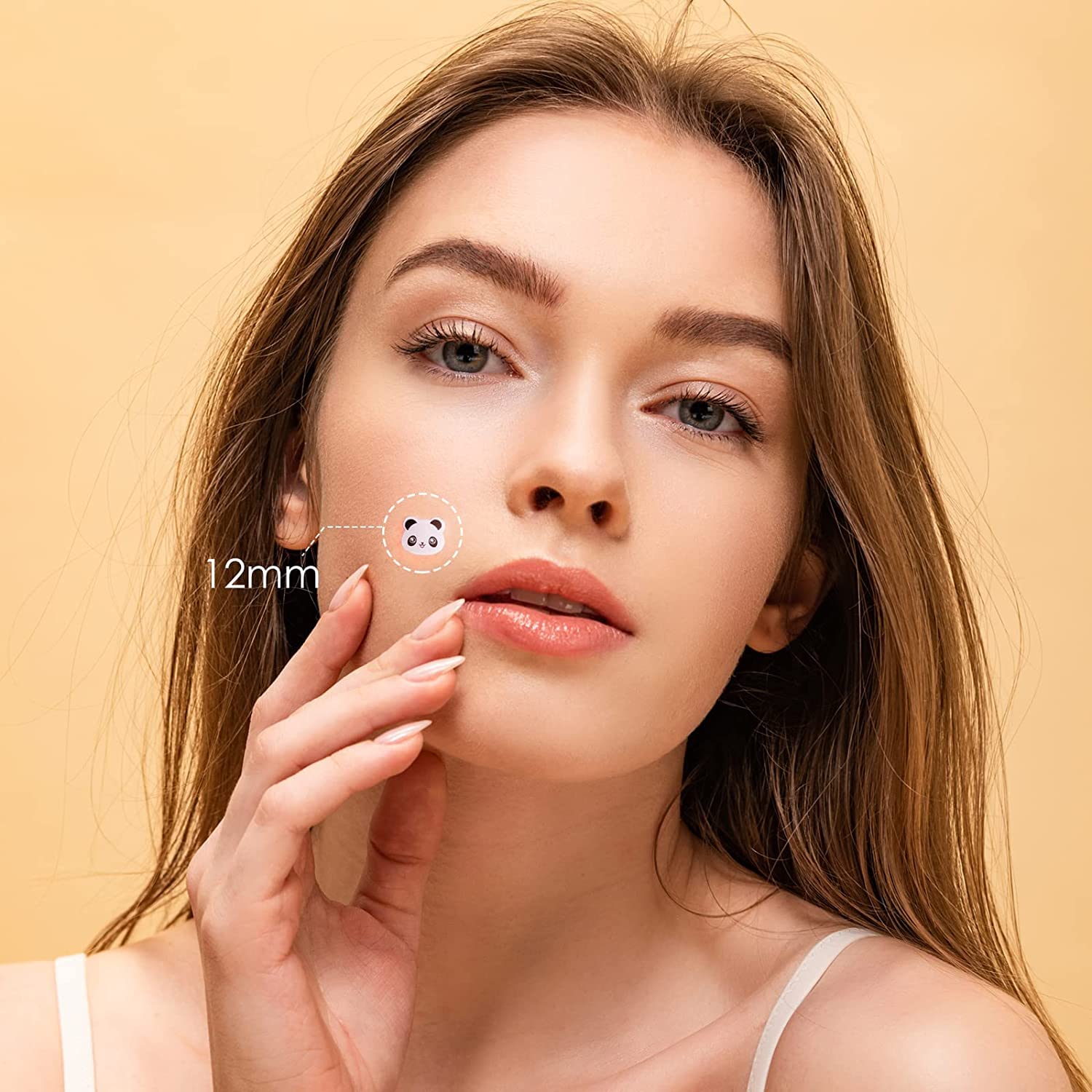 AUSLKA Panda Patches on the face with discreet overnight blemish coverage