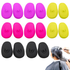 Auswalar silicone ear covers protect ears from dye splashes during hair coloring