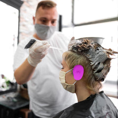 Easy-to-clean Auswalar earmuffs stay hygienic and reusable between clients
