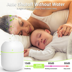 Auto-off safety feature on essential oil diffuser