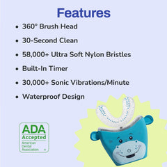 ADA badge on Autobrush Kids toothbrush