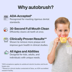 U-shaped toothbrush design for kids