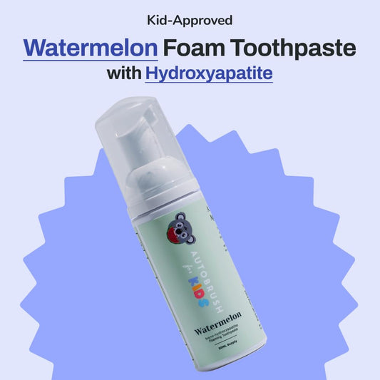Autobrush Kids Watermelon Toothpaste Pack of 3 – side view