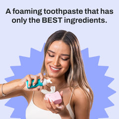 Autobrush toothpaste 3-pack packaging and components