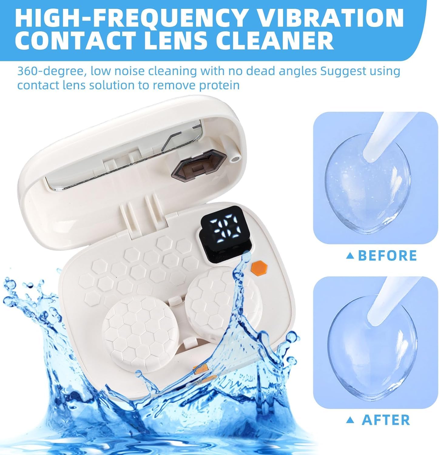 Automatic 3-minute cleaning in progress