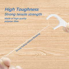 All-in-one value set: holder, refill box, travel case with 145 floss sticks