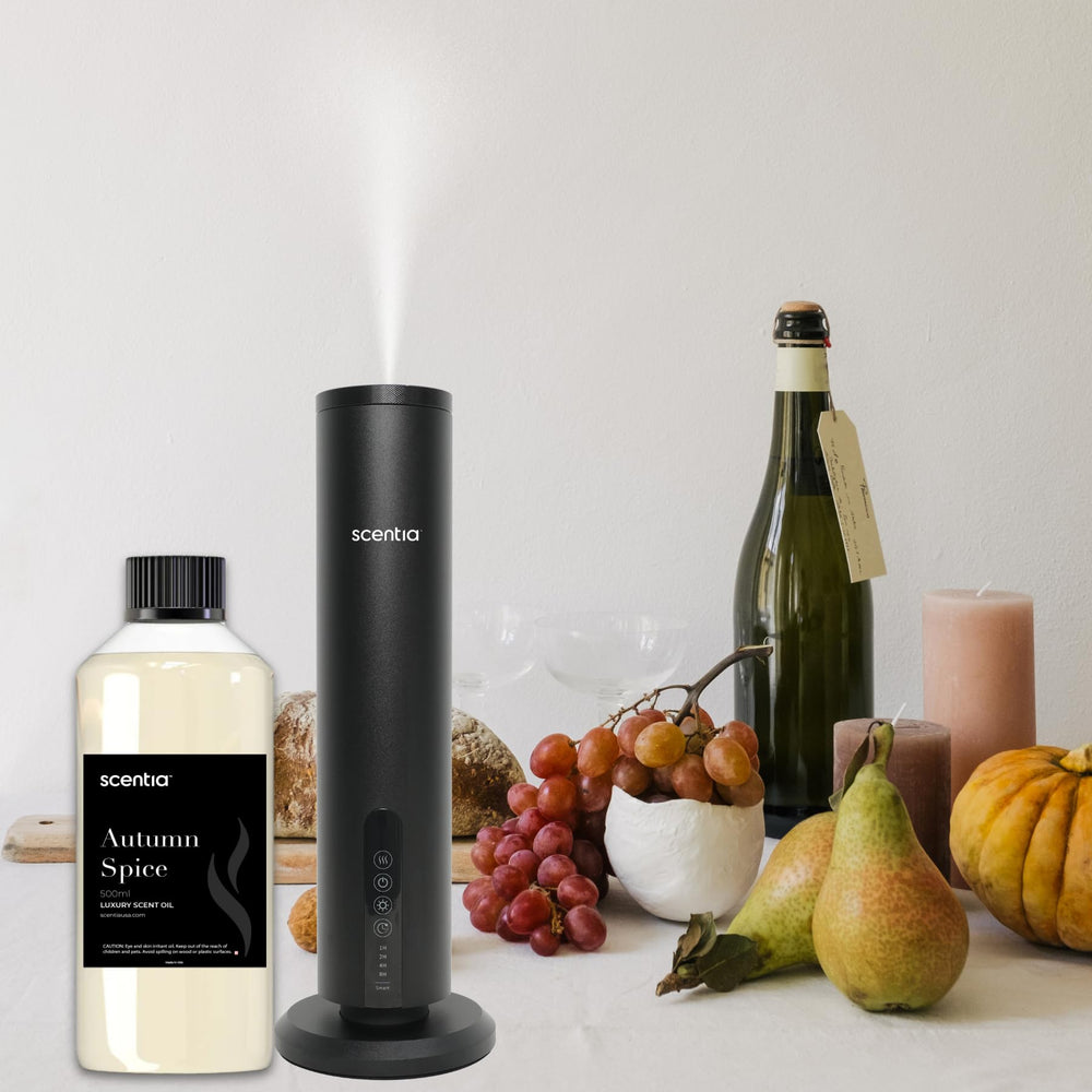 Autumn Spice essential oil in a diffuser setup