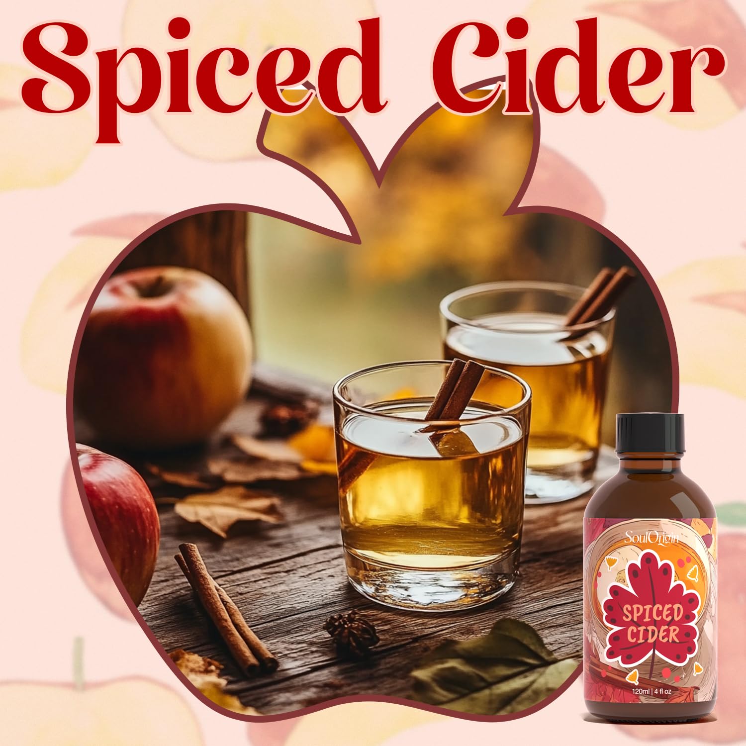 Diffuser releasing Spiced Cider essential oil aroma