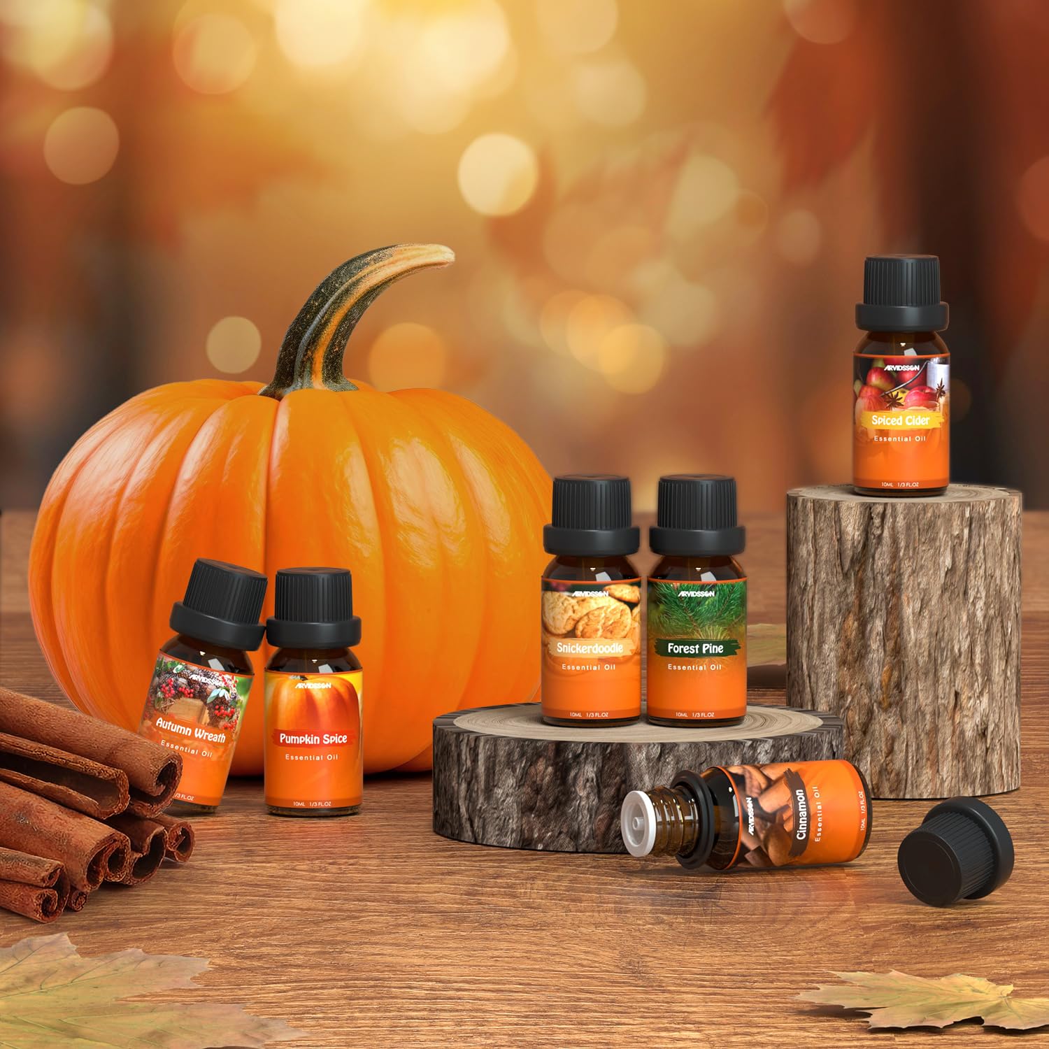 Autumn Wreath fragrance oil bottle