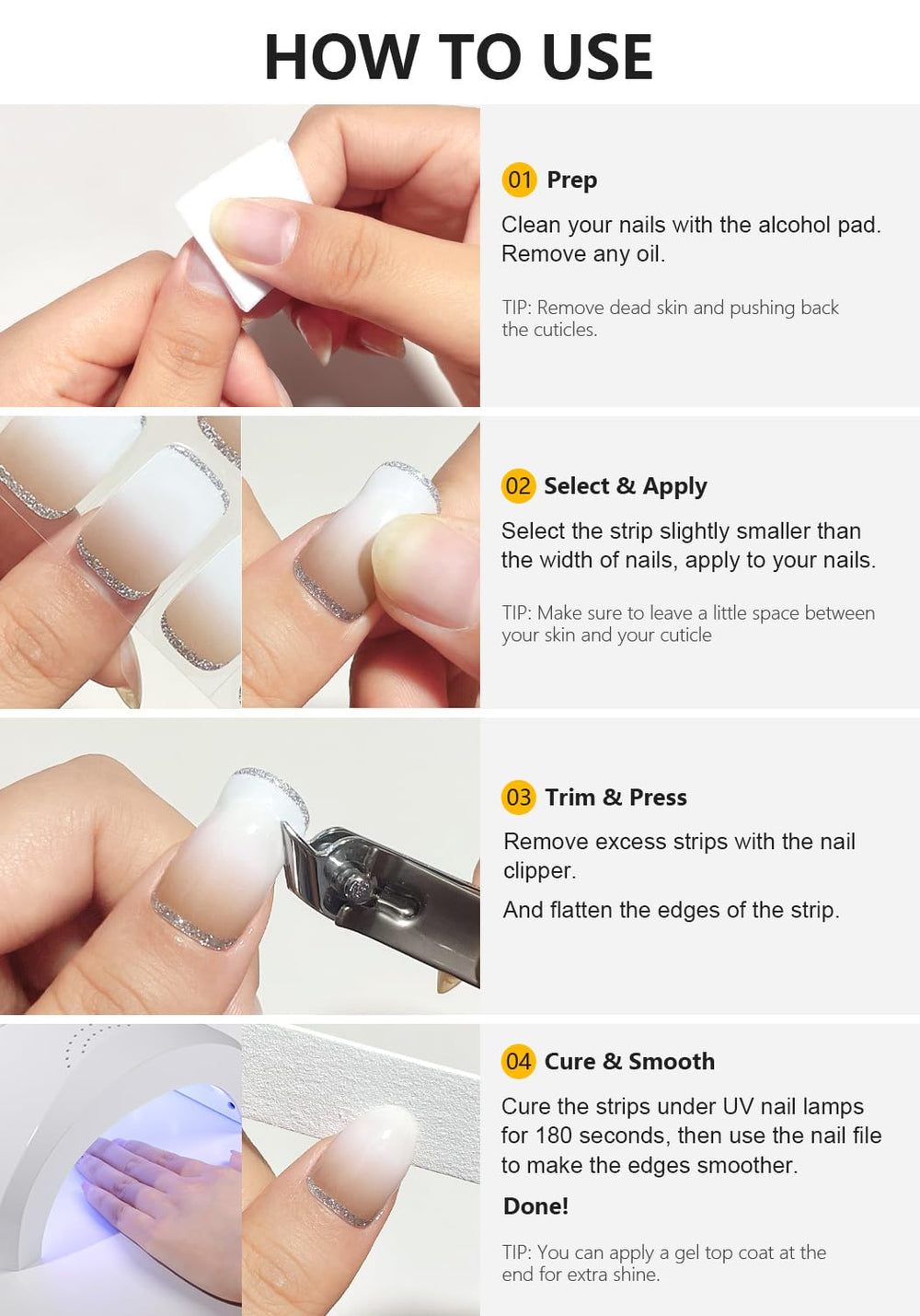 AutyaMee eco-friendly semi-cured gel nails for healthy natural nails