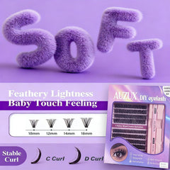 AUZUX premium synthetic fibers deliver feather-light comfort and natural blending