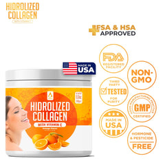 Ingredient schematic for hydrolyzed collagen