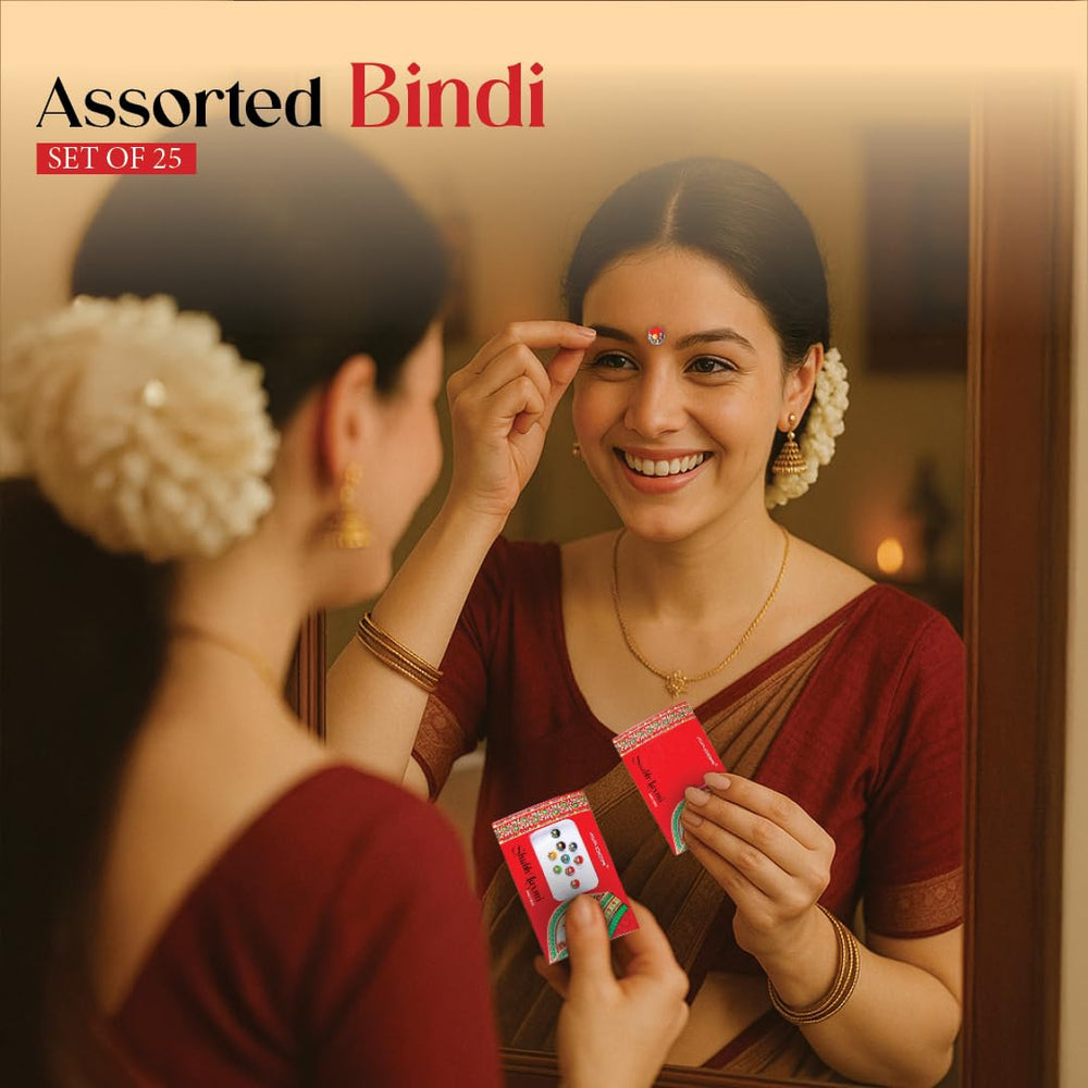 Avador gift-ready bindi set, perfect for gifting Indian fashion lovers