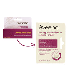 Aveeno aloe and vitamin E enriched formula for nourished skin.