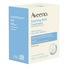 Aveeno fragrance-free formula clearly labeled for sensitive-skin care.