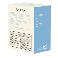 Aveeno soothing bath creates a gentle, calming immersion.