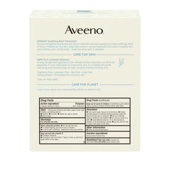Aveeno travel-friendly bath packets for on-the-go soothing relief.