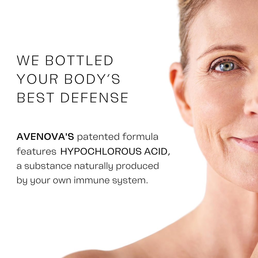 Avenova daily-use spray for morning and night eye routines.