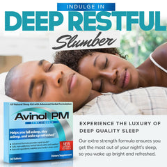 Avinol PM Extra Strength ingredients label