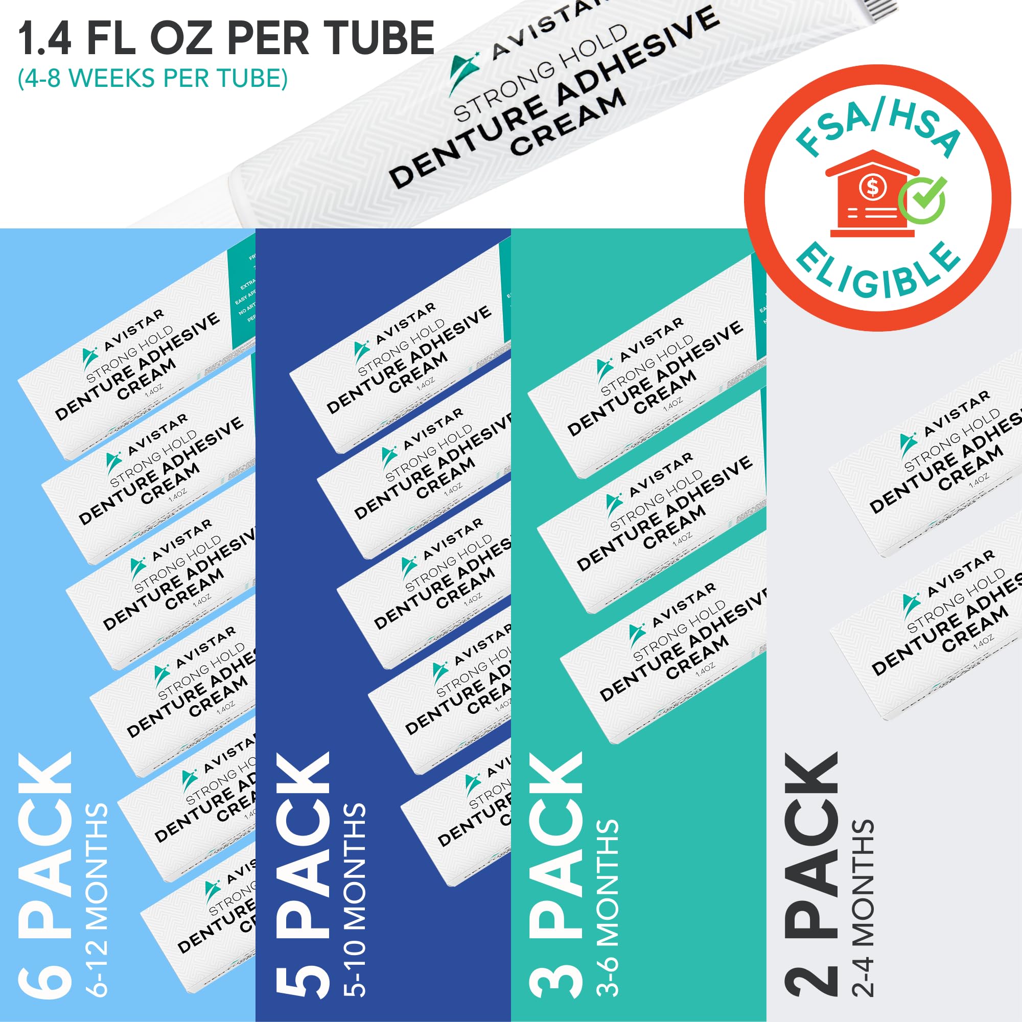 Zinc and fluoride-free label on packaging