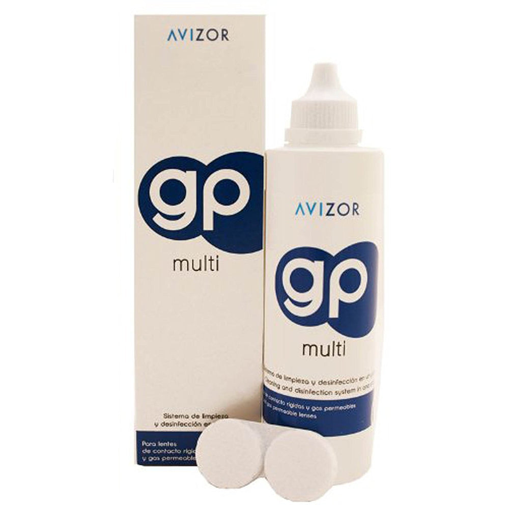 Avizor GP Multi 240ml all-in-one contact lens solution for rigid and gas-permeable (RGP) lenses