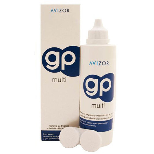Avizor GP Multi 240ml all-in-one contact lens solution for rigid and gas-permeable (RGP) lenses