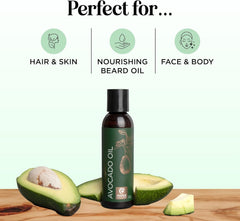 Avocado oil for hair care applied to scalp