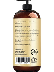 Close-up of avocado oil texture - hexane-free