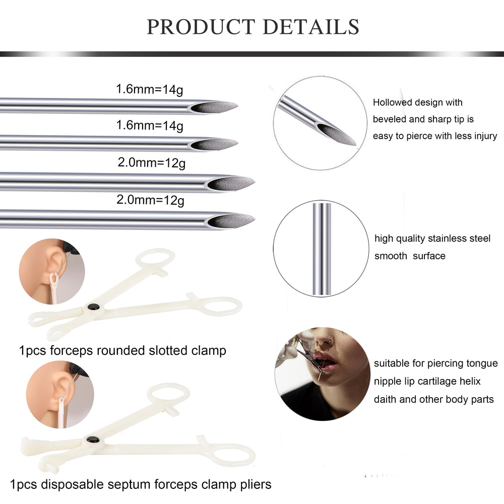 AVYRING straight barbell set with 12–18mm lengths for nipple or tongue piercings.