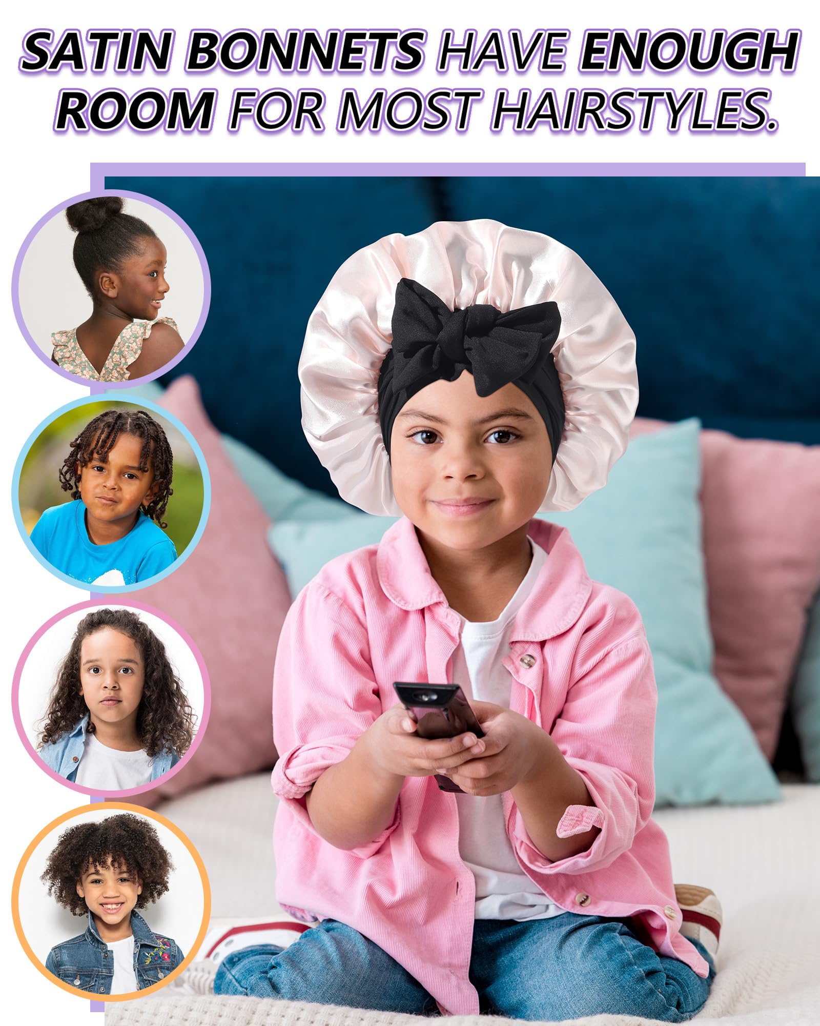 Awaytr kids satin bonnet care instructions for washing.