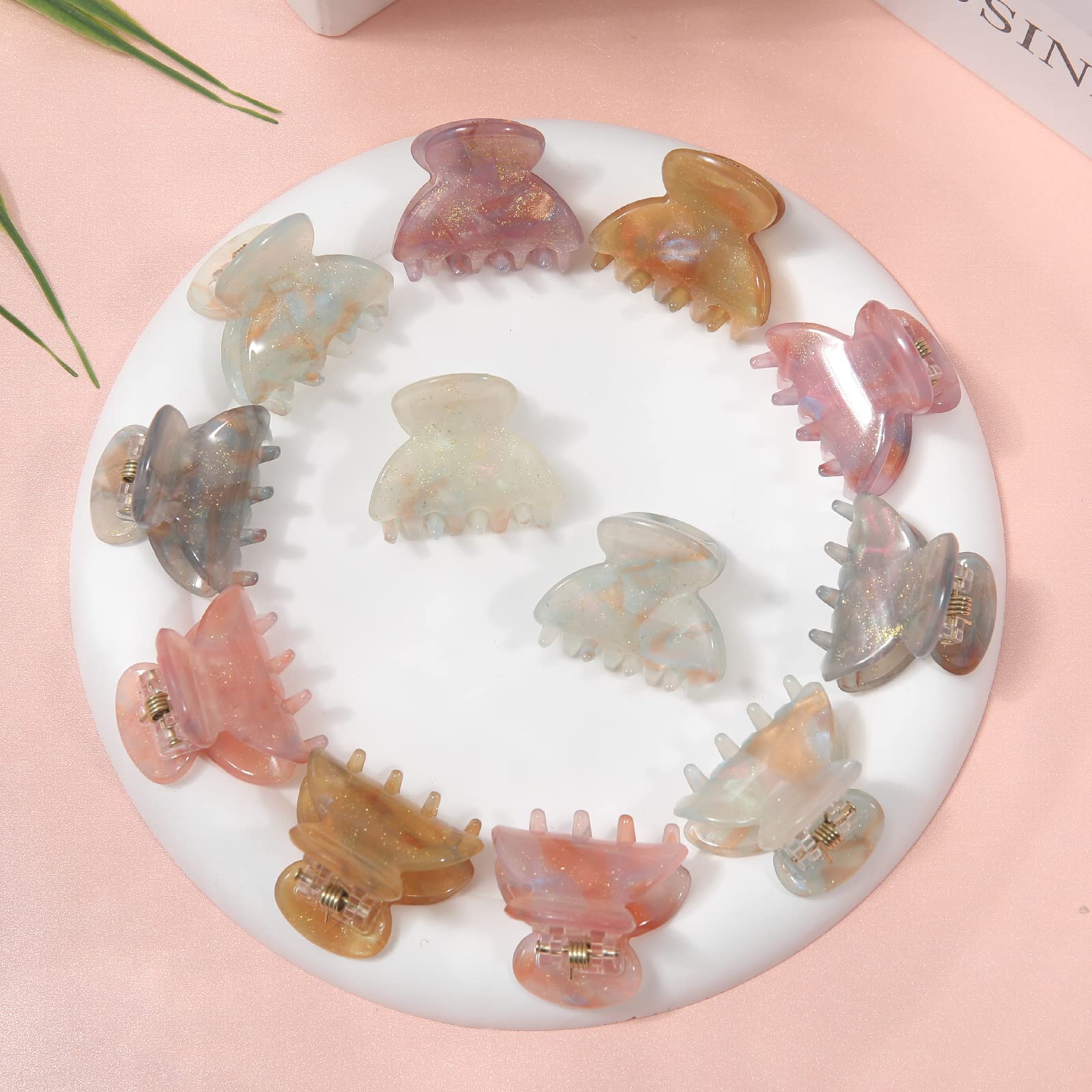 AWAYTR Sequin Mini Hair Clips add subtle sparkle to any hairstyle.