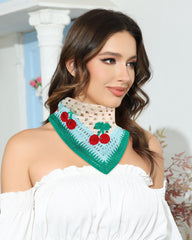 AWAYTR tie-back headband in knitted fabric offers easy adjustability for most heads