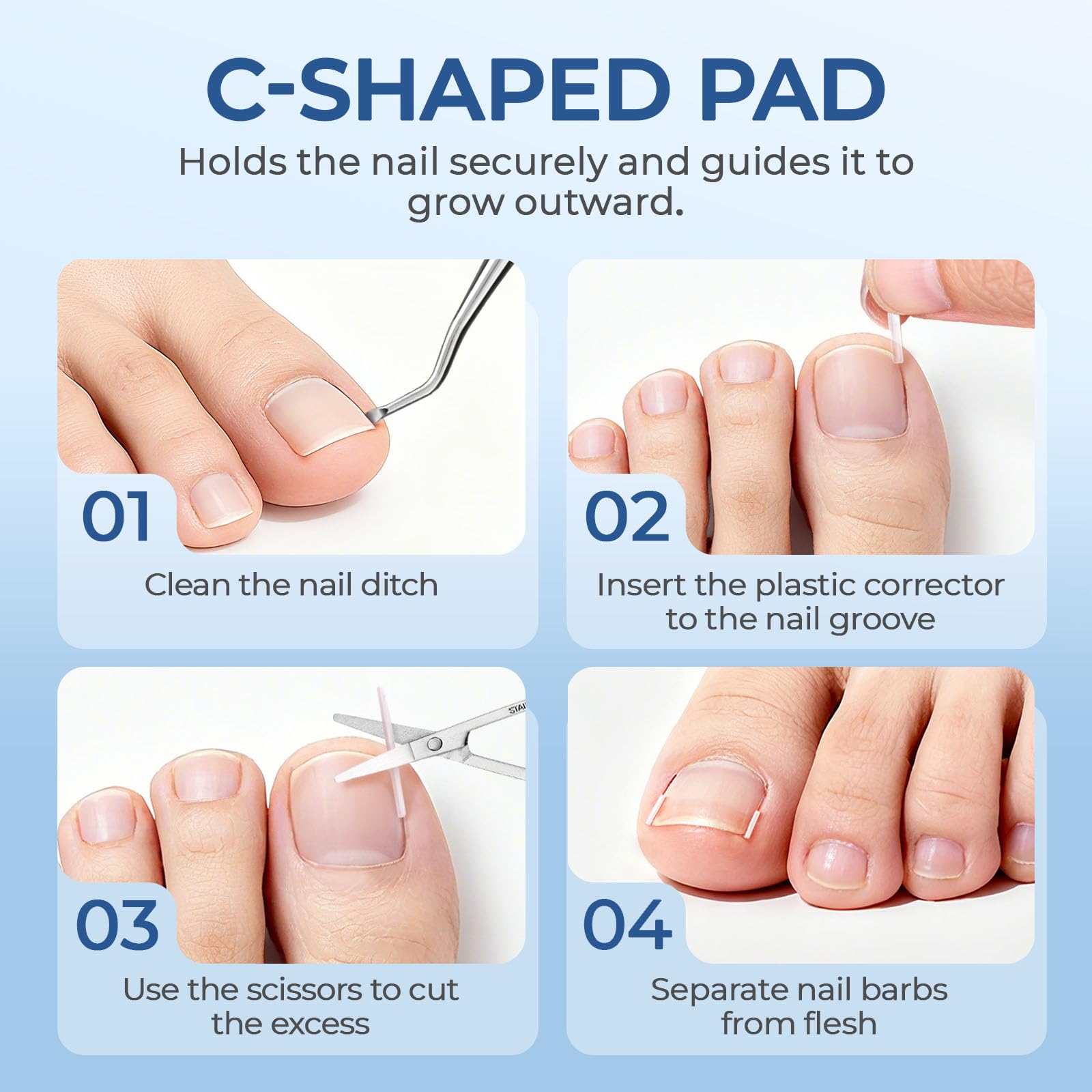 awrose professional cuticle pushers for precise nail care