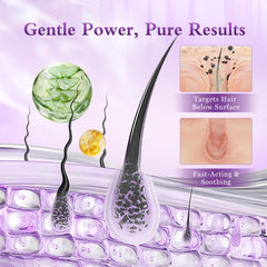 Axioms Facial Hair Removal Cream after-use results: soft, smooth skin.