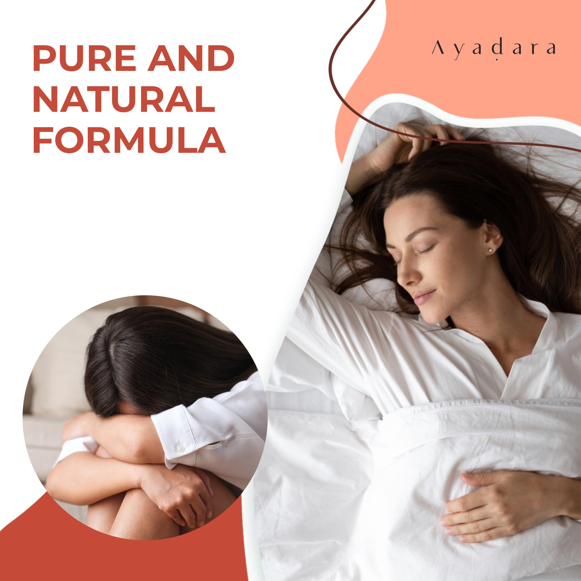 Ayadara Namaste bed linen mist on a pillow showcasing soothing lavender scent.