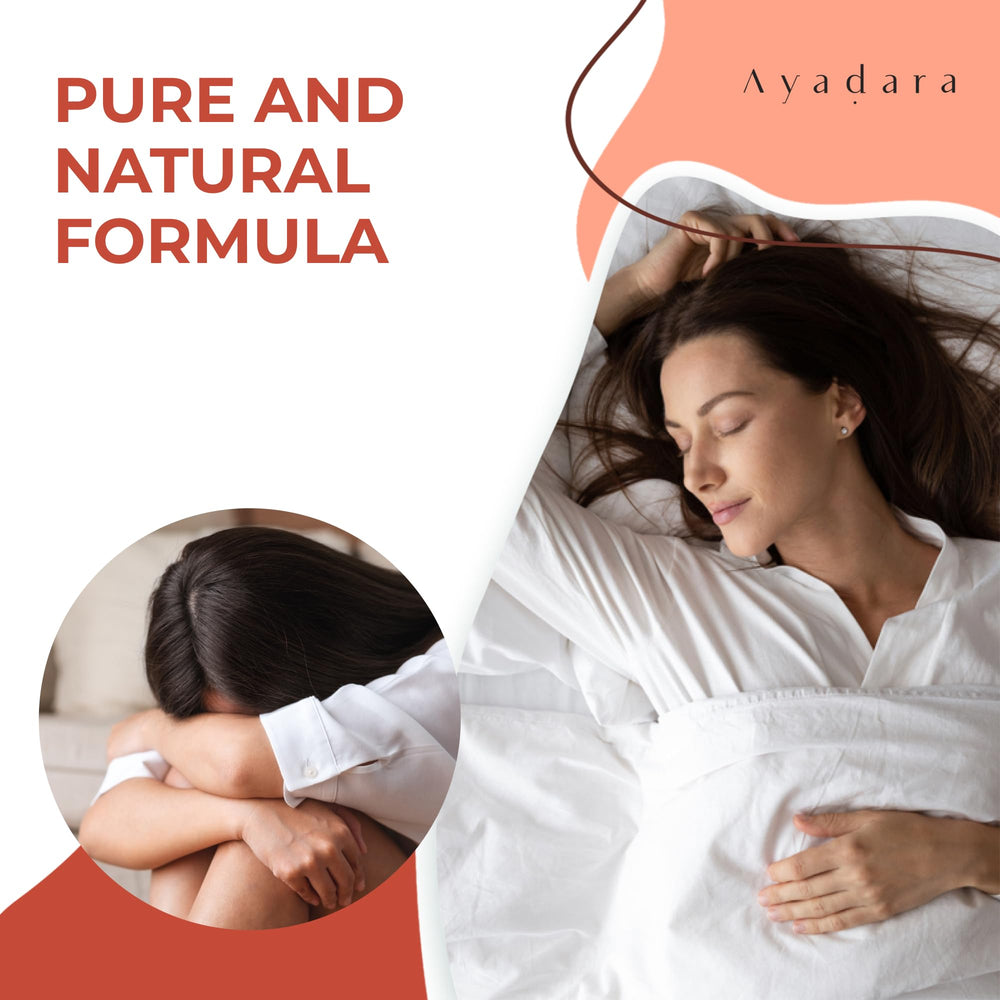 Ayadara Namaste bed linen mist on a pillow showcasing soothing lavender scent.