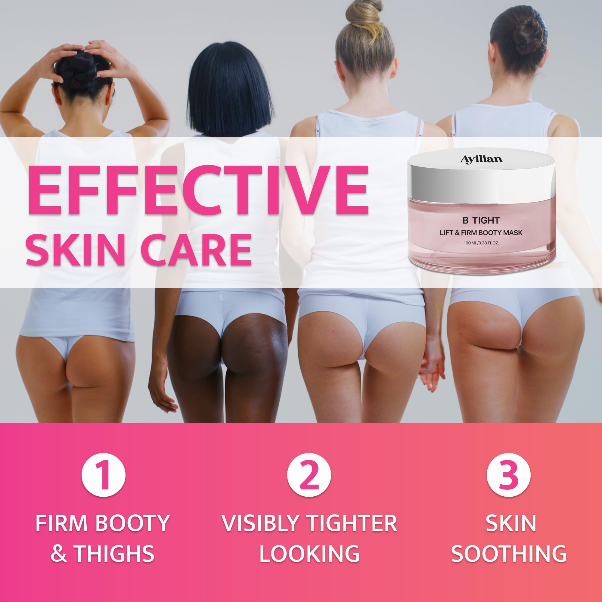 Ayilian B Tight lift cream texture close-up showing rich, non-greasy formula