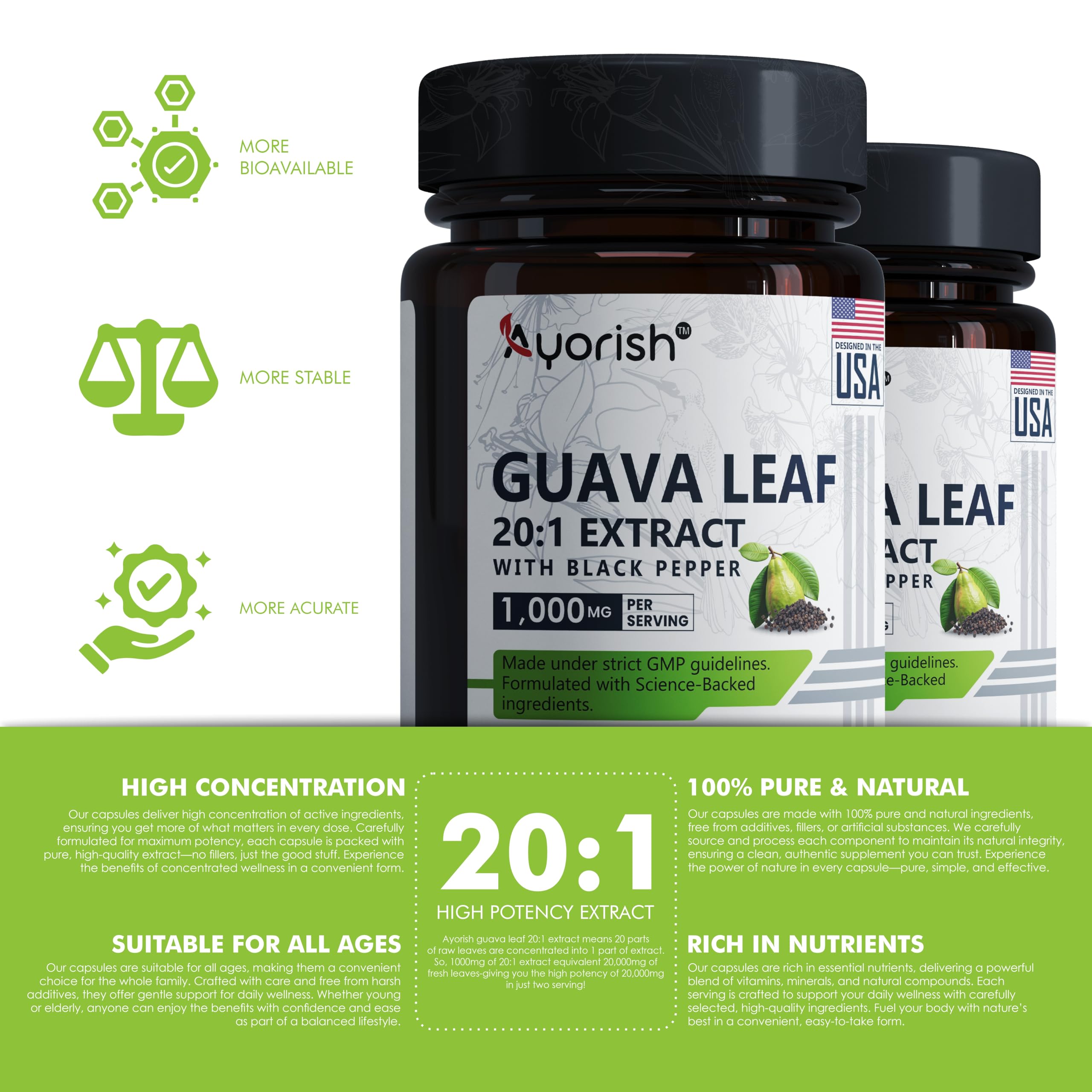 120 veggie capsules in bottle