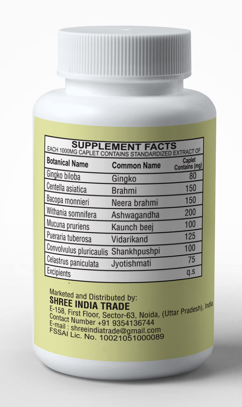 AYUREVDASHREE branding with herbal caplets