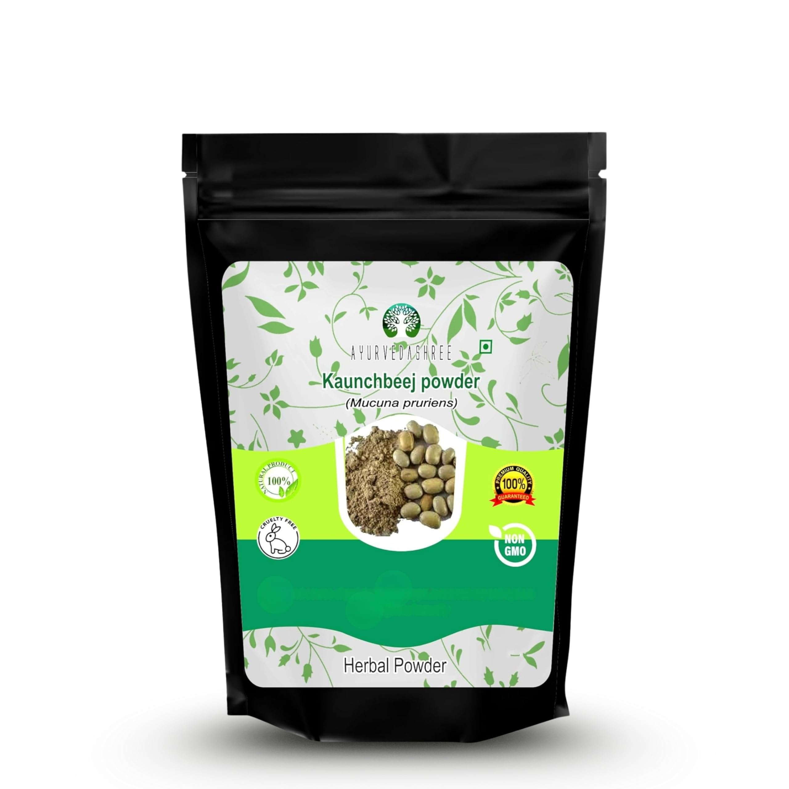 Packaging of AYURVEDASHREE Mucuna Seed Powder 50g